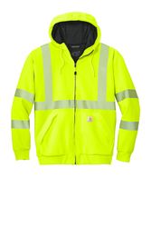 Image of Carhartt ANSI 107 Class 3 Lined Full-Zip Sweatshirt CT104988