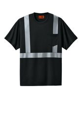 Image of CornerStone Enhanced Visibility Segmented Tape Tee CS206