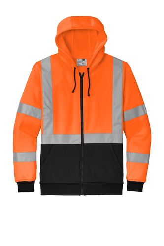 CornerStone A107 Class 3 Heavy-Duty Fleece Full-Zip Hoodie CSF300 image thumbnail