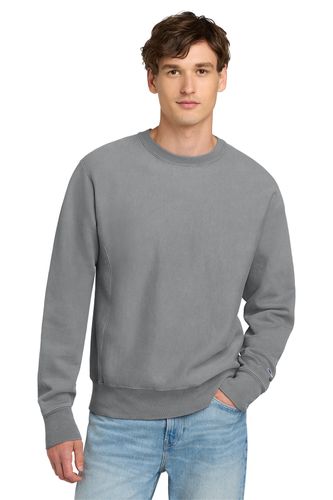Champion Reverse Weave Garment-Dyed Crewneck Sweatshirt. GDS149 image thumbnail