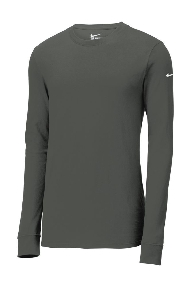 Nike Dri-FIT Cotton/Poly Long Sleeve Tee. NKBQ5230 primary image