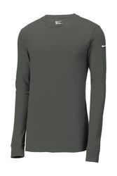 Image of Nike Dri-FIT Cotton/Poly Long Sleeve Tee. NKBQ5230