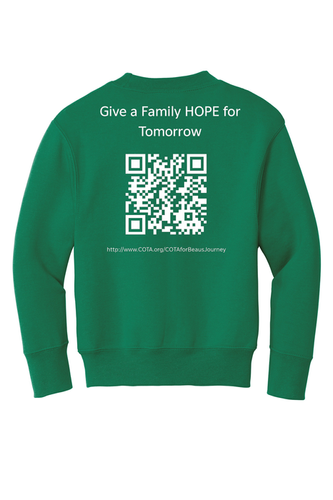 Port & Co Youth Core Fleece Crewneck Sweatshirt. PC90Y image thumbnail