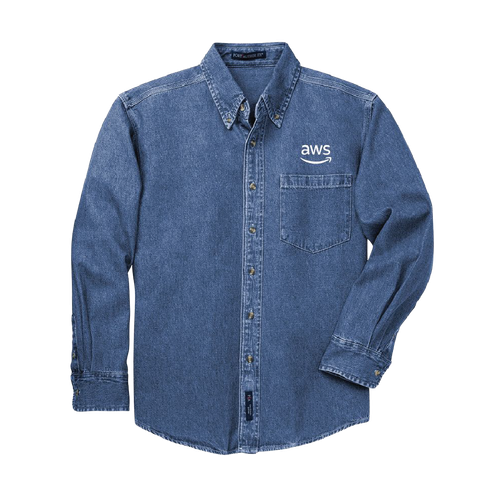 Image of Unisex Heavyweight Denim Shirt