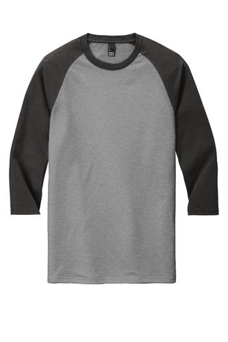 District Perfect Tri 3/4-Sleeve Raglan. DM136 image thumbnail