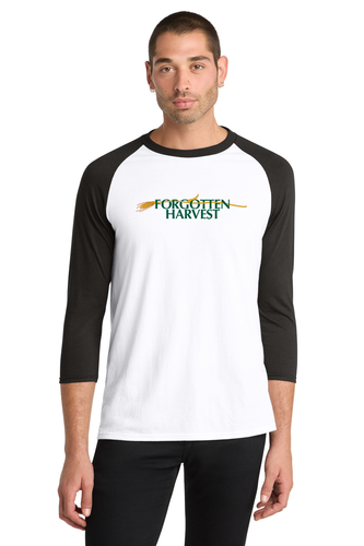 District Perfect Tri 3/4-Sleeve Raglan. DM136 image thumbnail