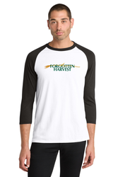 Image of District Perfect Tri 3/4-Sleeve Raglan. DM136