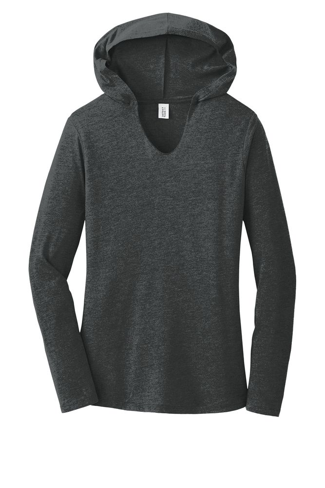 District Women's Perfect Tri Long Sleeve Hoodie. DM139L primary image