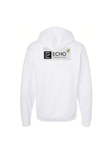 M&O White Zip Hoodie image thumbnail