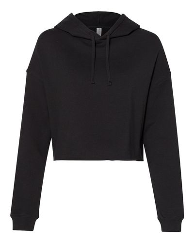 INDEPENDENT BLACK HOODIES - CROP image thumbnail