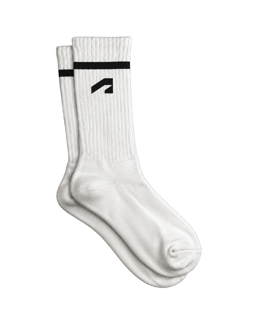 Image of Varsity Crew Socks - White