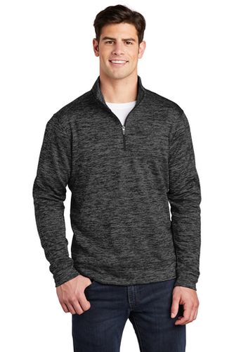Sport-Tek® PosiCharge® Electric Heather Fleece 1/4-Zip Pullover image thumbnail