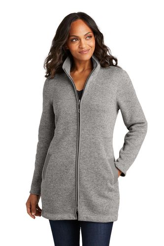 Port Authority Ladies Arc Sweater Fleece Long Jacket image thumbnail