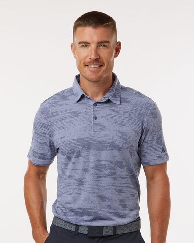 Adidas Textured Stripe Polo  image thumbnail
