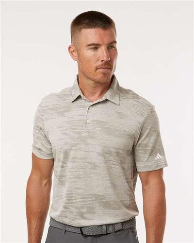Adidas Textured Stripe Polo  image thumbnail