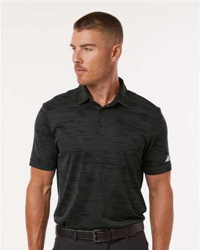 Adidas Textured Stripe Polo  image thumbnail