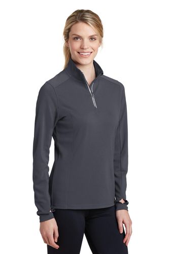 Sport-Tek Ladies Sport-Wick Textured 1/4-Zip Pullover image thumbnail