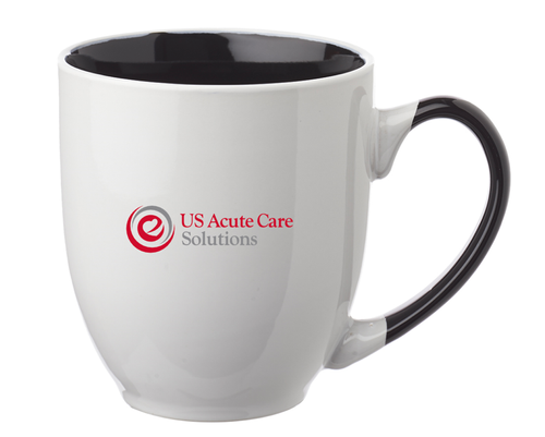 16 oz. Miami Two-Tone Personalized Bistro Mugs image thumbnail
