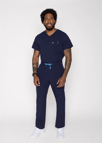 Amor Scrubs - Paris One-Pocket Men's Scrub Top image thumbnail