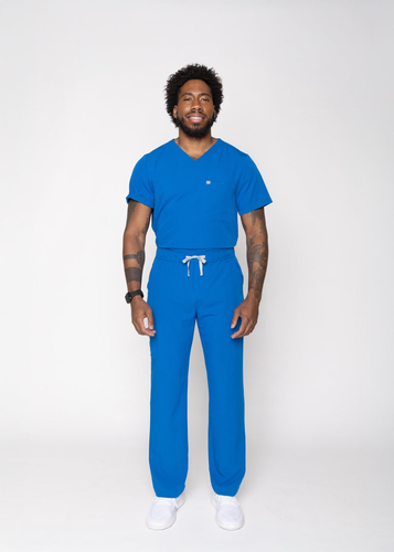 Amor Scrubs - Paris One-Pocket Men's Scrub Top image thumbnail