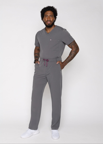 Amor Scrubs - Paris One-Pocket Men's Scrub Top image thumbnail