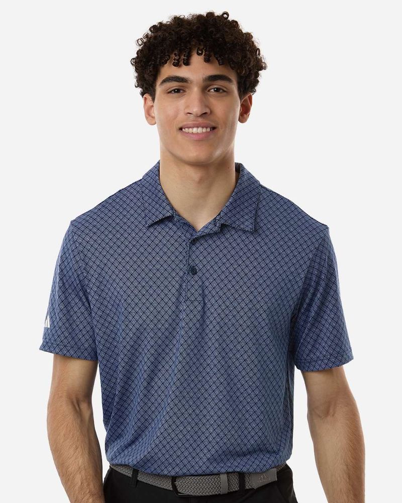 Adidas Men's 4-Way Stretch Printed Polo primary image