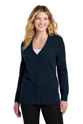 Image of Port Authority Women's Easy Care Button-Up Cardigan Sweater