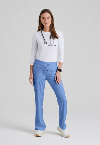 Grey's Anatomy - Women's 6-Pocket Straight Leg Mia Scrub Pant image thumbnail