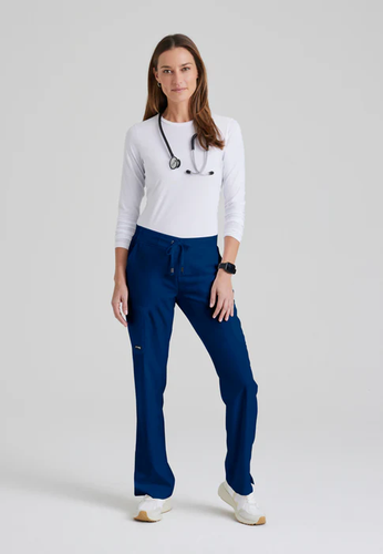 Grey's Anatomy - Women's 6-Pocket Straight Leg Mia Scrub Pant image thumbnail