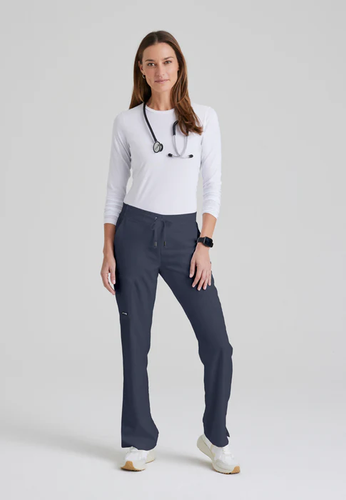 Grey's Anatomy - Women's 6-Pocket Straight Leg Mia Scrub Pant image thumbnail