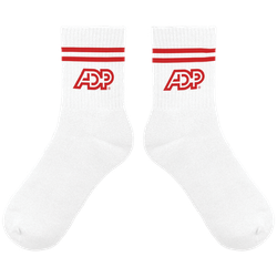 Image of Midi Crew Socks With Woven Logo