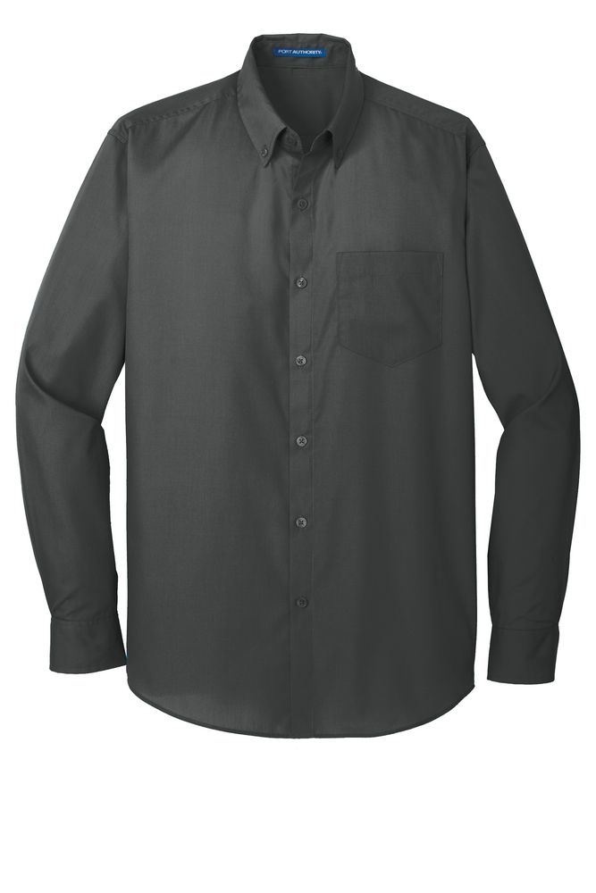 Port Authority Long Sleeve Carefree Poplin Shirt primary image