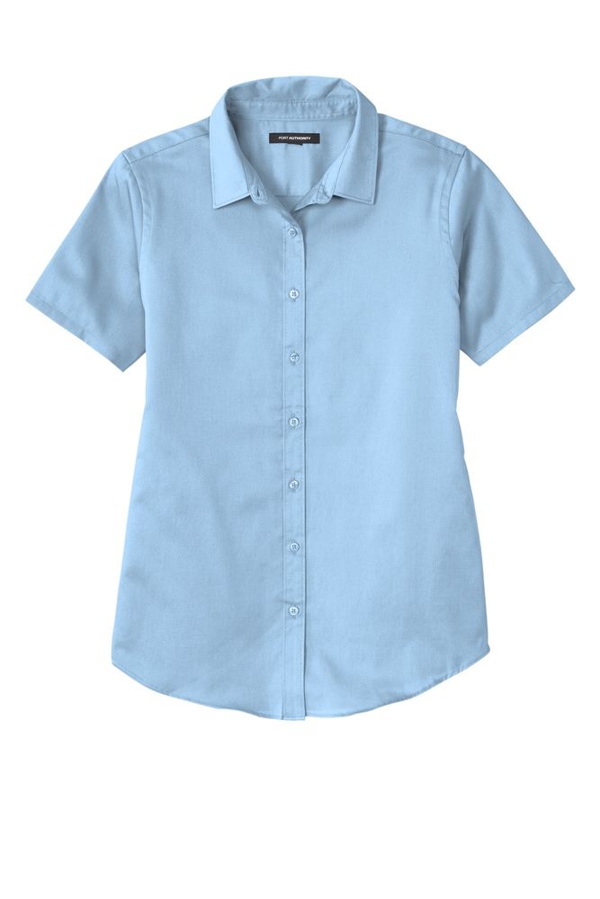Port Authority Women's Short Sleeve SuperPro React Twill Shirt  primary image