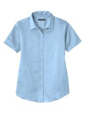 Image of Port Authority Women's Short Sleeve SuperPro React Twill Shirt 
