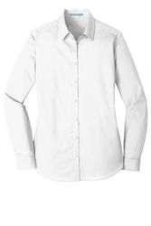 Image of Port Authority Women's Long Sleeve Carefree Poplin Shirt