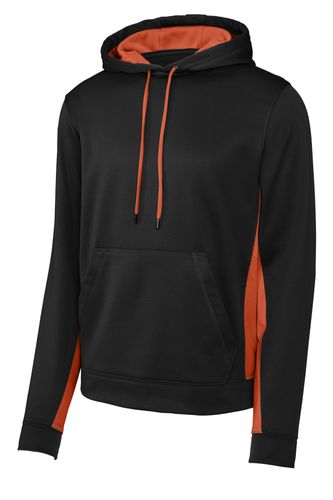 Sport-Tek Sport-Wick Fleece Colorblock Hooded Pullover image thumbnail