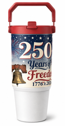 Image of 30oz 250 Years of Freedom Carry Handle Bottle