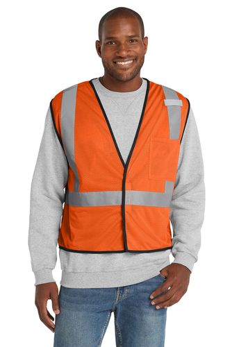 CornerStone® ANSI 107 Class 2 Economy Mesh One-Pocket Vest image thumbnail