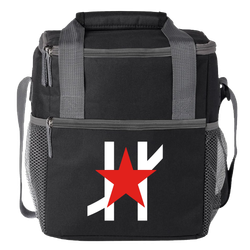 Image of BLACK RIVERSIDE DELUXE LUNCH/COOLER BAG WITH 30-/40-OZ. TUMBLER POCKET