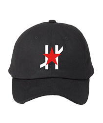 Image of HARMONY POSITIVE WEAR CLASSIC DAD'S CAP WITH BUCKLE (BLACK)