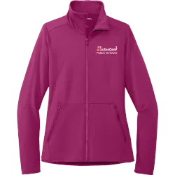 Image of PORT AUTHORITY® WOMEN'S ACCORD STRETCH FLEECE FULL-ZIP JACKET