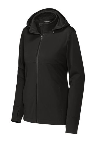 Sport-Tek Women's Hooded Soft Shell Jacket LST980 image thumbnail