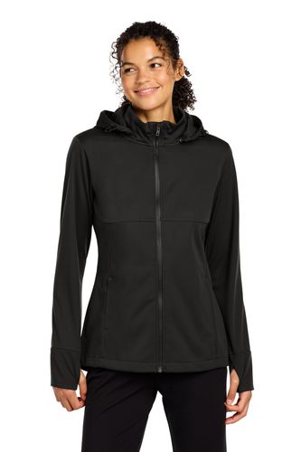 Sport-Tek Women's Hooded Soft Shell Jacket LST980 image thumbnail