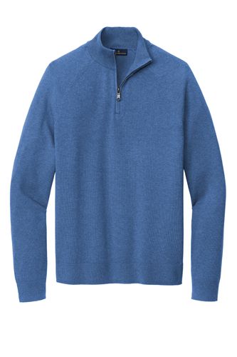 Brooks Brothers Cotton Stretch 1/4-Zip Sweater BB18402 image thumbnail