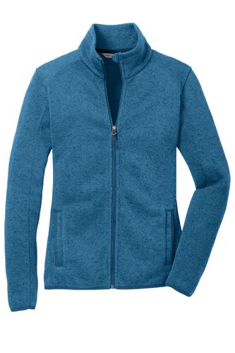 Port Authority Women's Sweater Fleece Jacket. L232 image thumbnail