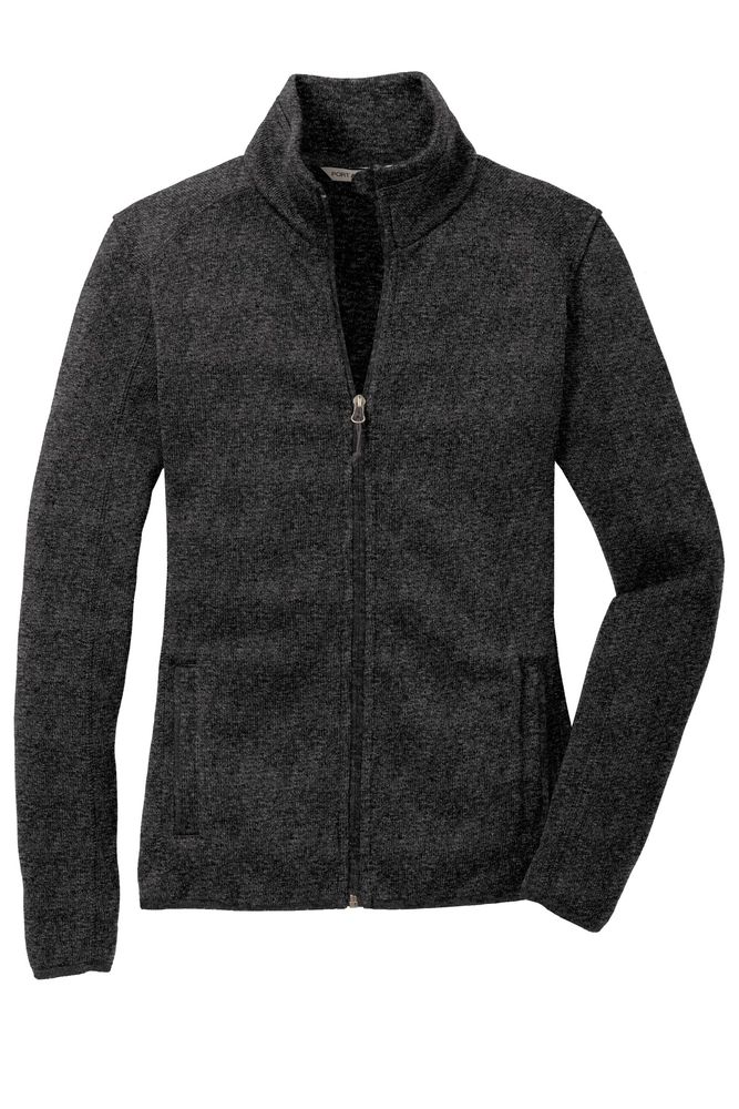 Port Authority Women's Sweater Fleece Jacket. L232 primary image