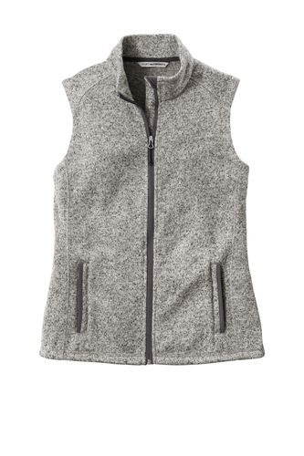 Port Authority Women's Sweater Fleece Vest L236 image thumbnail