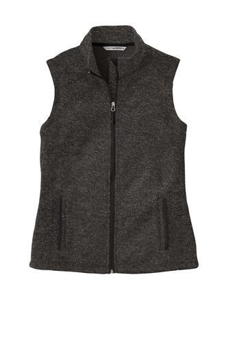 Port Authority Women's Sweater Fleece Vest L236 image thumbnail