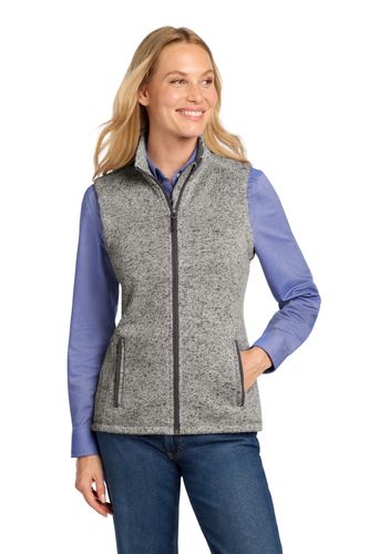 Port Authority Women's Sweater Fleece Vest L236 image thumbnail