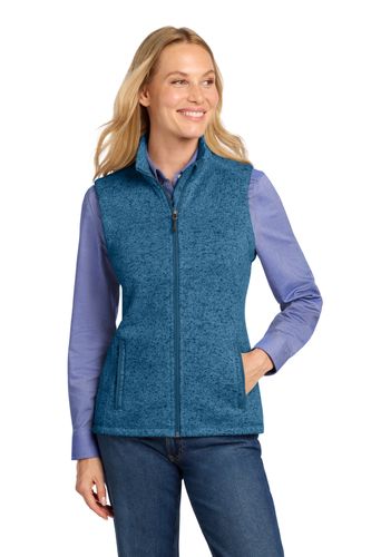 Port Authority Women's Sweater Fleece Vest L236 image thumbnail
